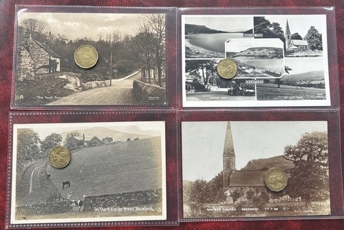 Bamford derbyshire postcards - bamford,
