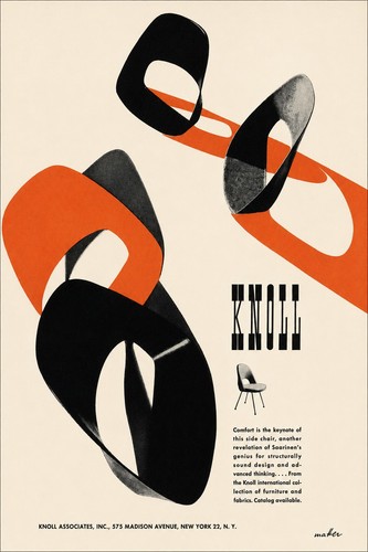 Poster knoll vintage design - vintage,