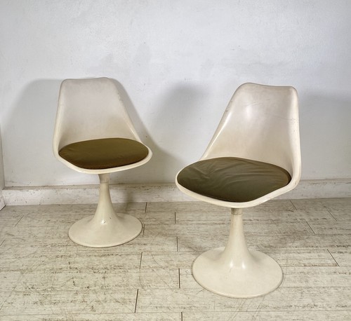 Coppia sedie bianche design - coppia,