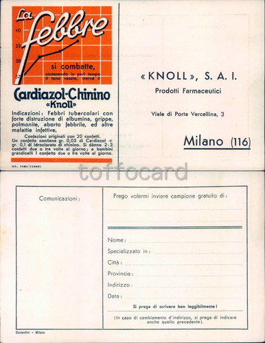 Pubblicita cardiazol chinino - pubblicita',