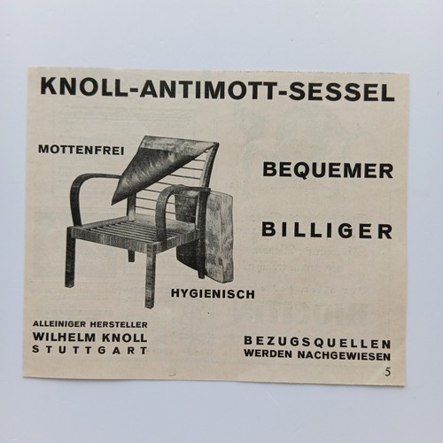 1930 knoll antimott - knoll,